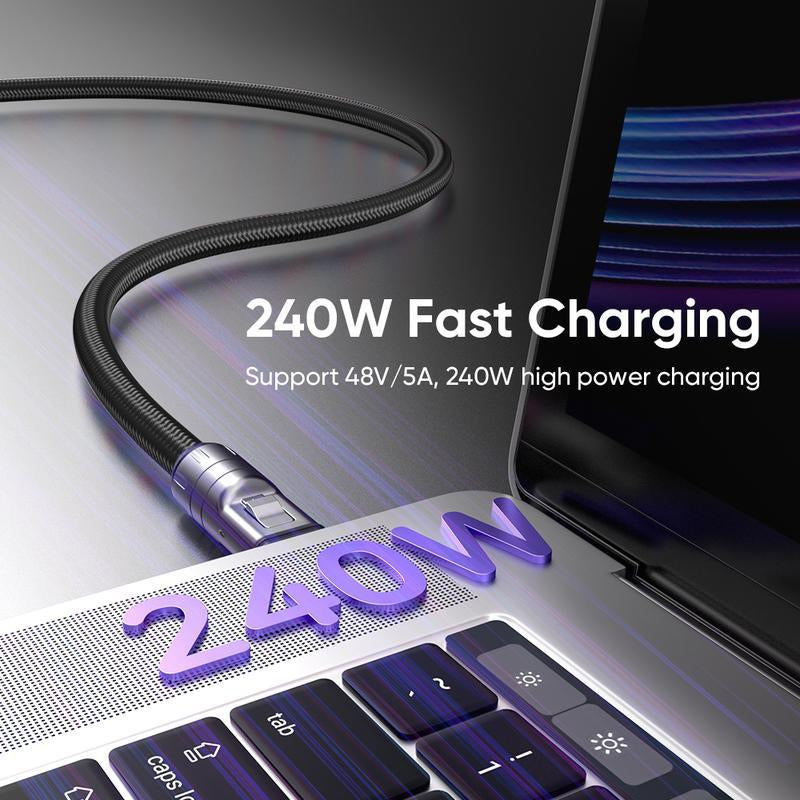 240W USB-C Fast Charging Phone Lanyard | 7Mm Nylon | Crossbody/Wrist Strap | Phone Sa*Sung Xiaom-Yy