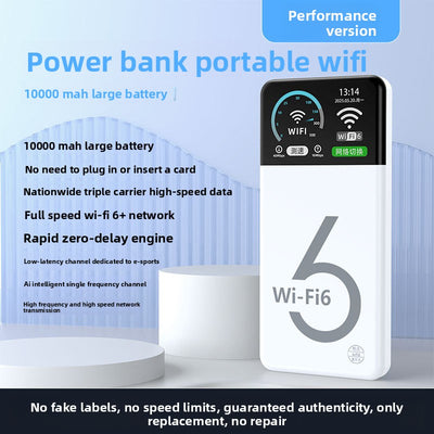 Portable power bank with hotspot feature