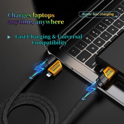 4-In-1 Universal Fast Charge Cable，Works with Iphone & Android，Charge Even Faster，Martchip inside – Hypercharge，Thermalsafe Charge – No Overcharge