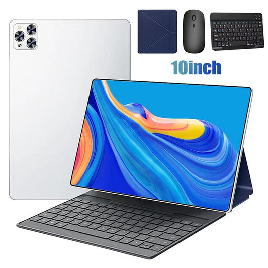KEPEAK 10.1" Tablet Android 7.0 – 2GB RAM, 32GB, Dual SIM, 1280X800 IPS Display. 5MP+13MP Cameras, 5000Mah Battery & Full Accessories: Keyboard, Mouse, Stylus & Case