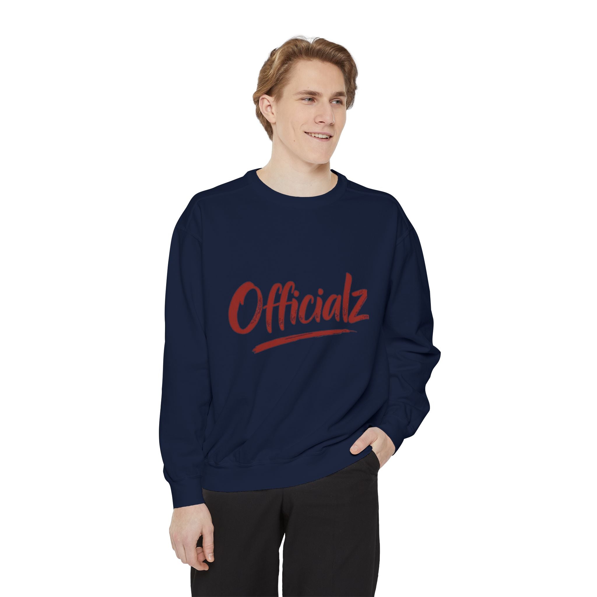 Officialz  Sweatshirt — Casual Graphic Crewneck