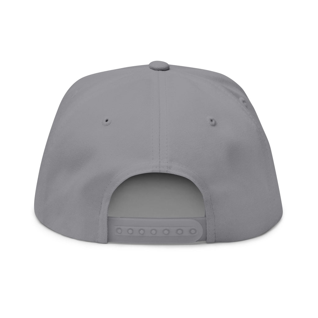 Embroidered OFZ Flat Bill Cap - Retro Linework Snapback