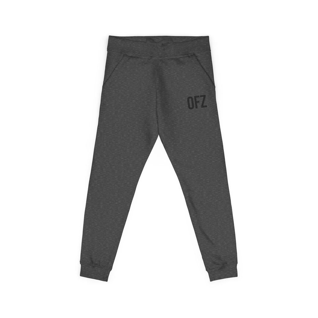 Embroidered 'OFZ' Fleece Sweatpants — Cozy Casual Joggers
