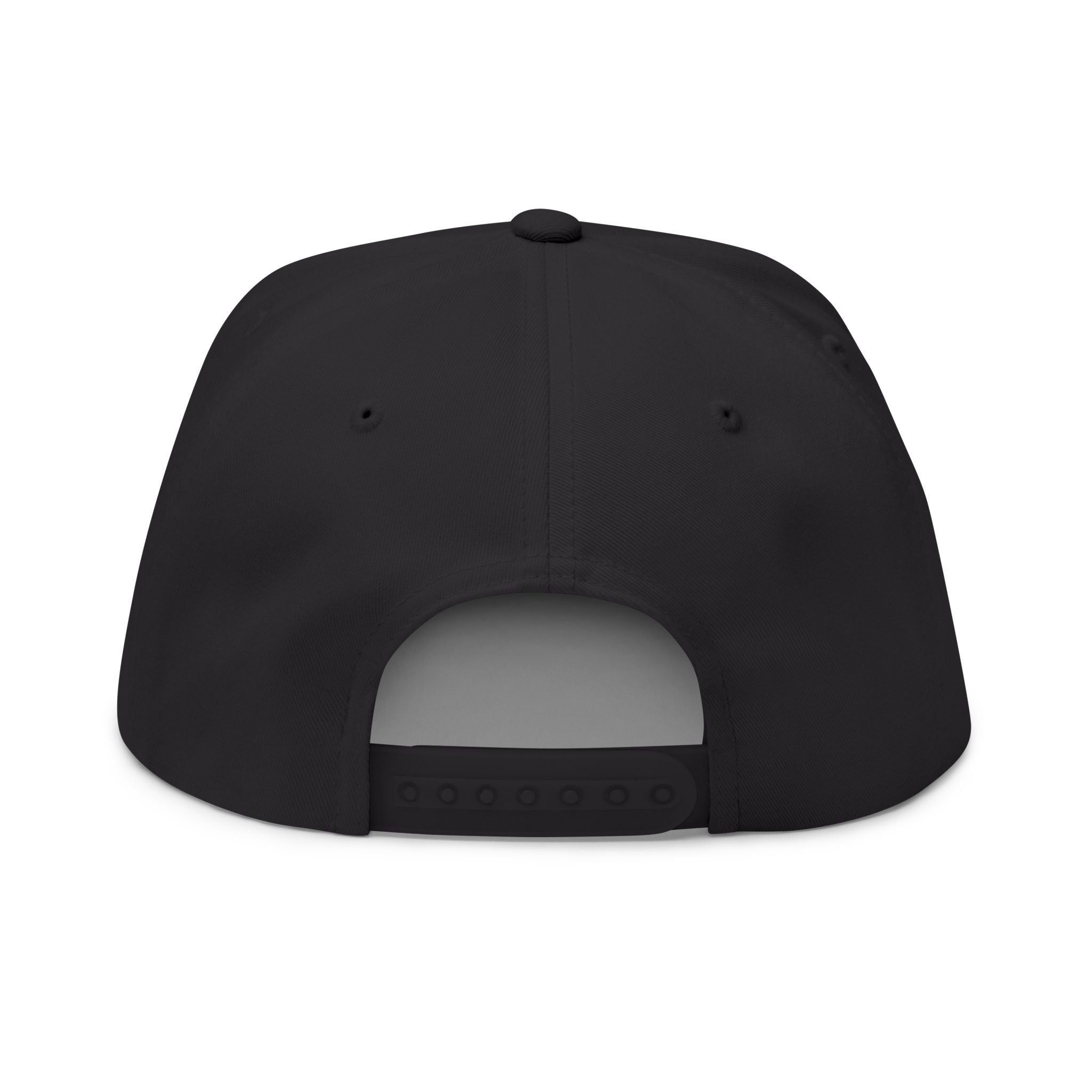 Embroidered OFZ Flat Bill Cap - Retro Linework Snapback