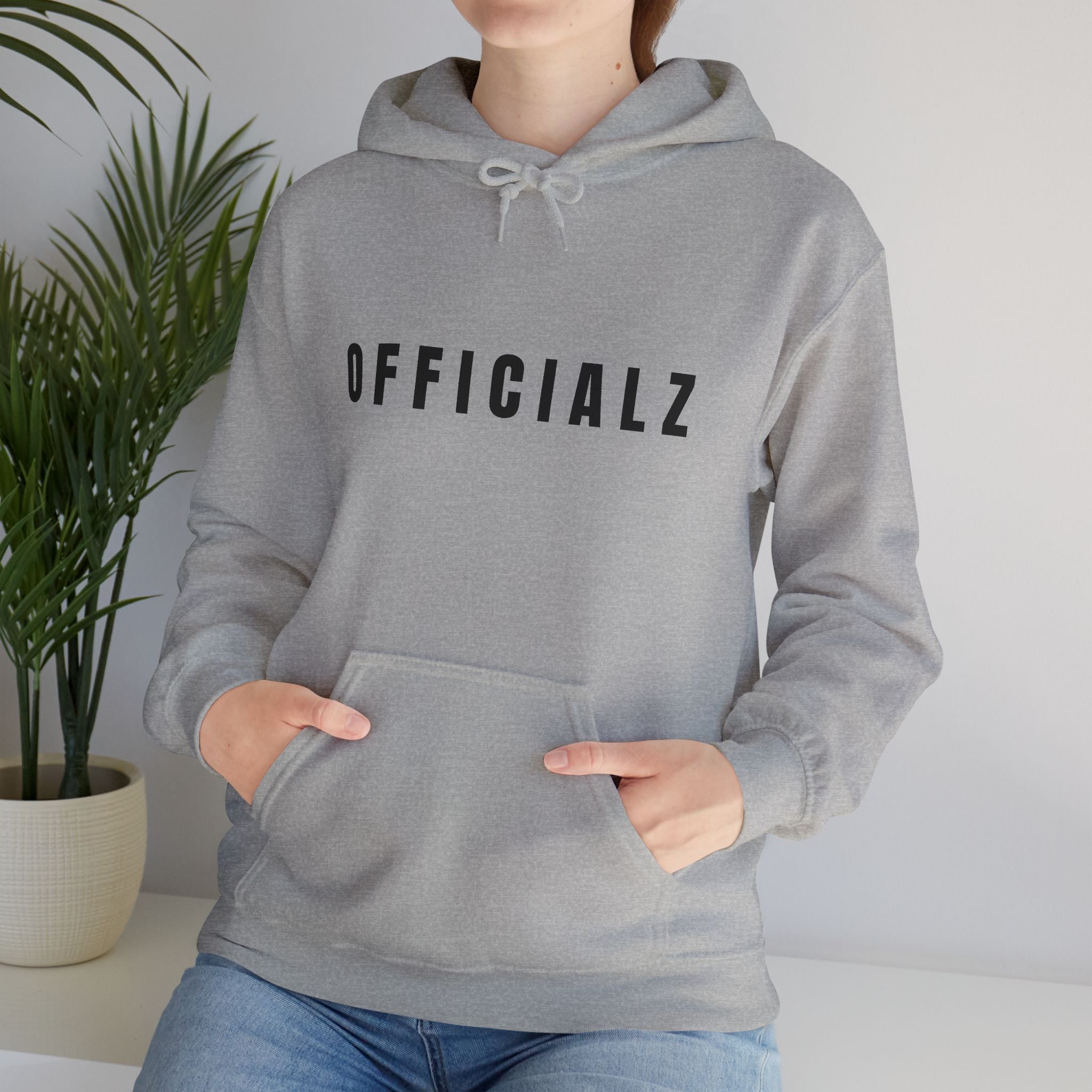 Officialz  Hooded Sweatshirt | Black graphic hoodie, streetwear