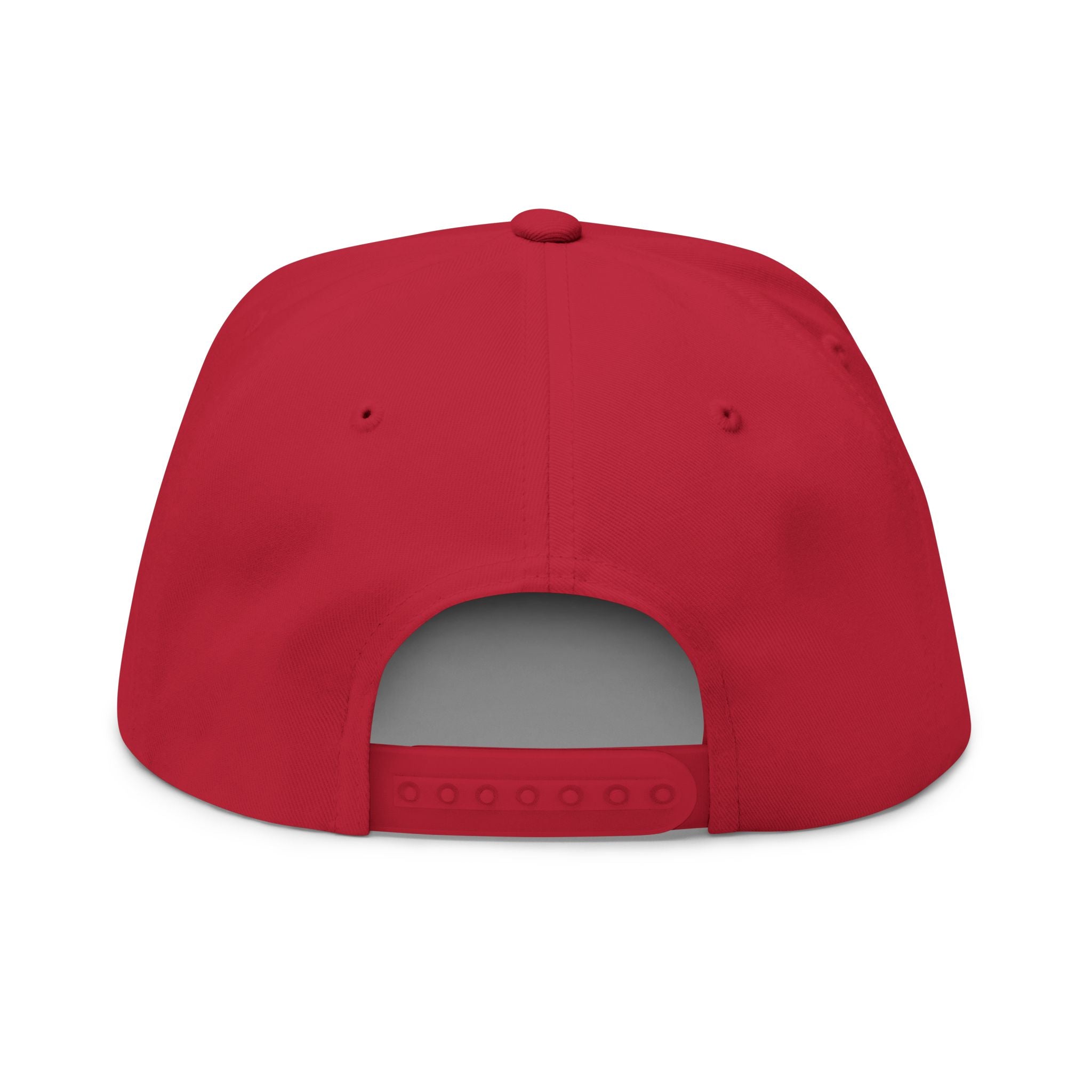 Embroidered OFZ Flat Bill Cap - Retro Linework Snapback