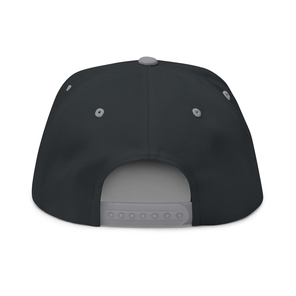 Embroidered OFZ Flat Bill Cap - Retro Linework Snapback