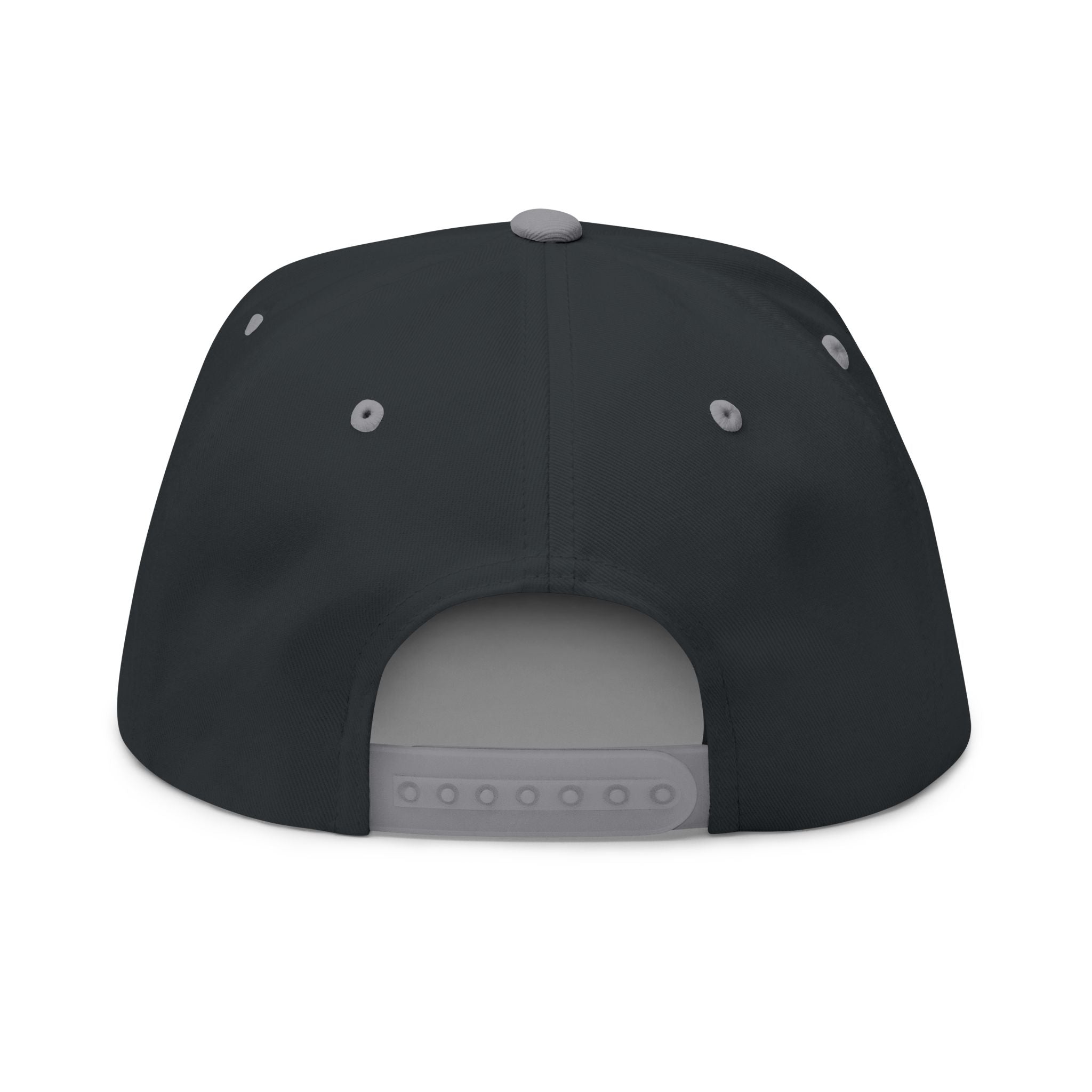 Embroidered OFZ Flat Bill Cap - Retro Linework Snapback