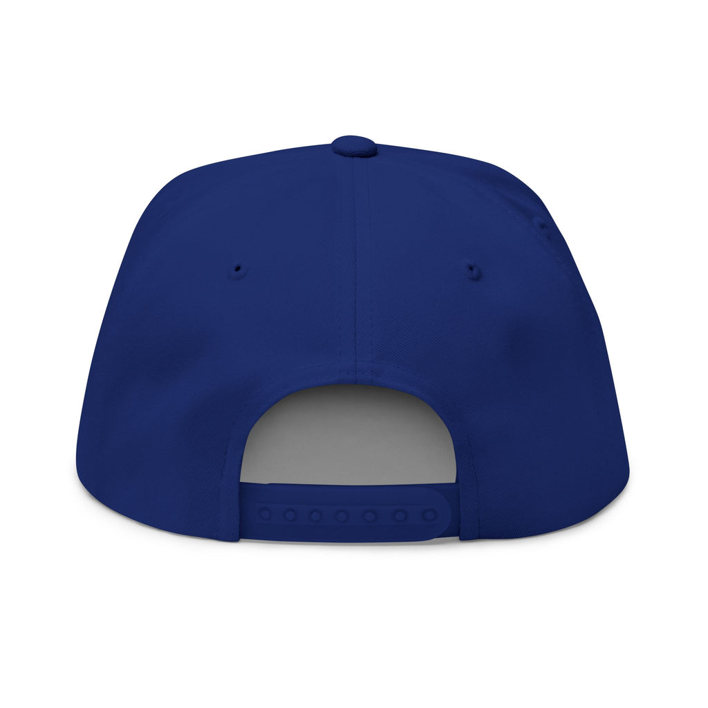 Embroidered OFZ Flat Bill Cap - Retro Linework Snapback