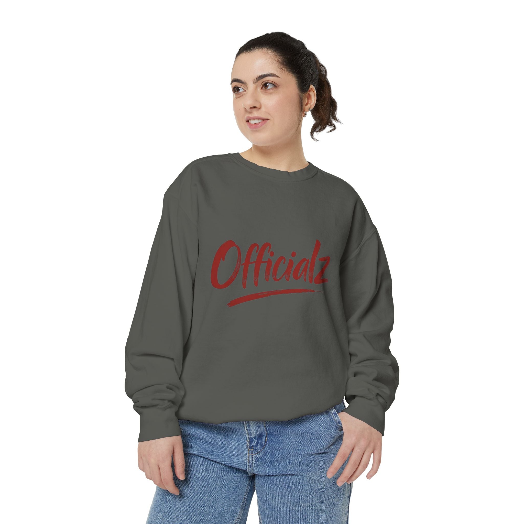 Officialz  Sweatshirt — Casual Graphic Crewneck
