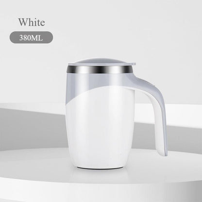 USB Charging Automatic Stirring Cup, Multifunctional Electric Coffee Cup with Dust Cover, Rotating Stainless Steel Cup Milk Cup, Suitable for Kitchen, Office, Bedroom, Easy Stirring Kettle Cup Beverage Mixer Drink Mixer