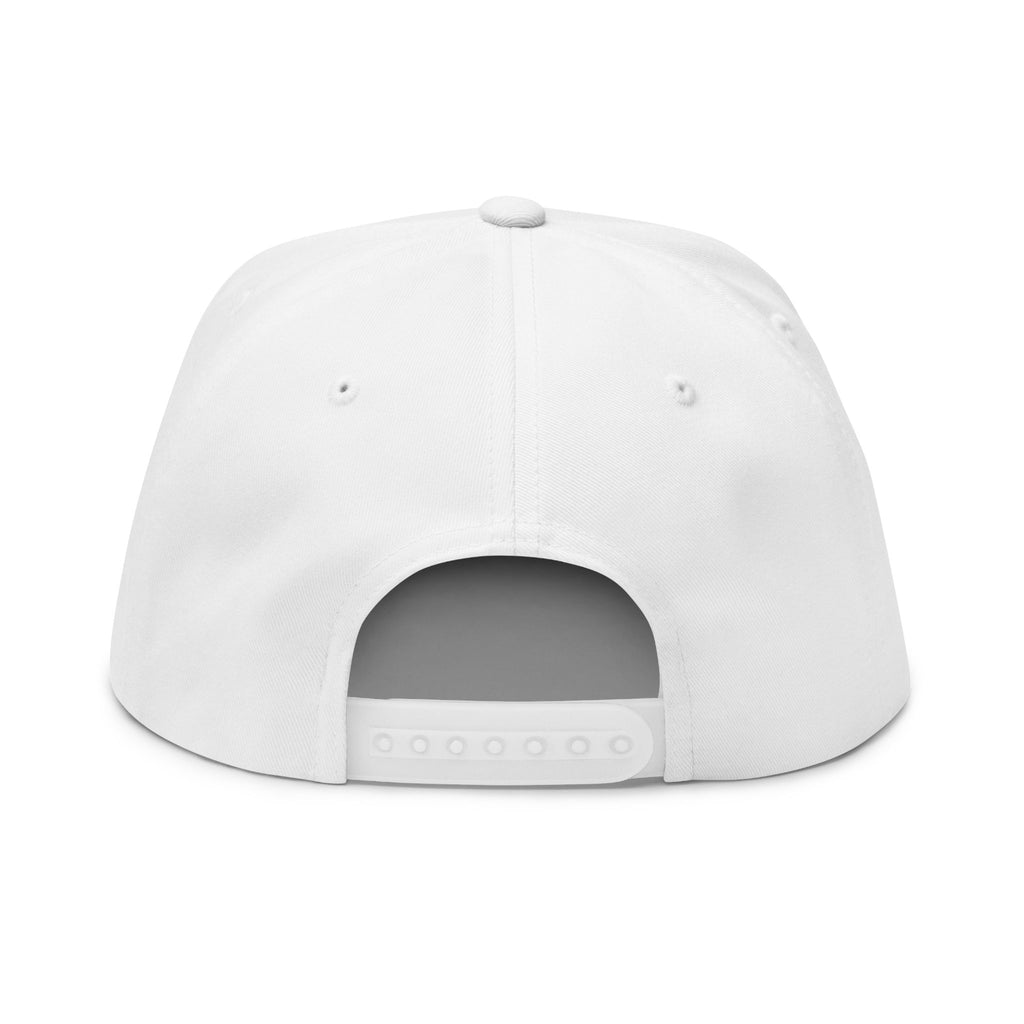 Embroidered OFZ Flat Bill Cap - Retro Linework Snapback