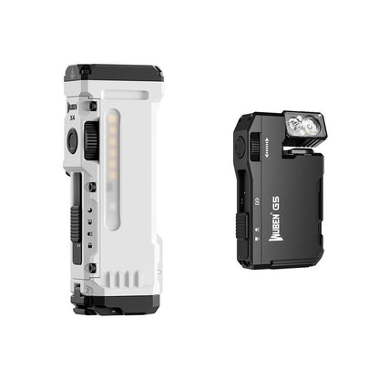 【NEW LAUNCH】WUBEN X4 1500 Lumens Multi-Function LED Flat Flashlight, RGB Mood Light & Side Camping Lamp, Instant-On Tail Switch, USB-C Rechargeable, IP68 Waterproof for Camping, Hiking, Night Patrol