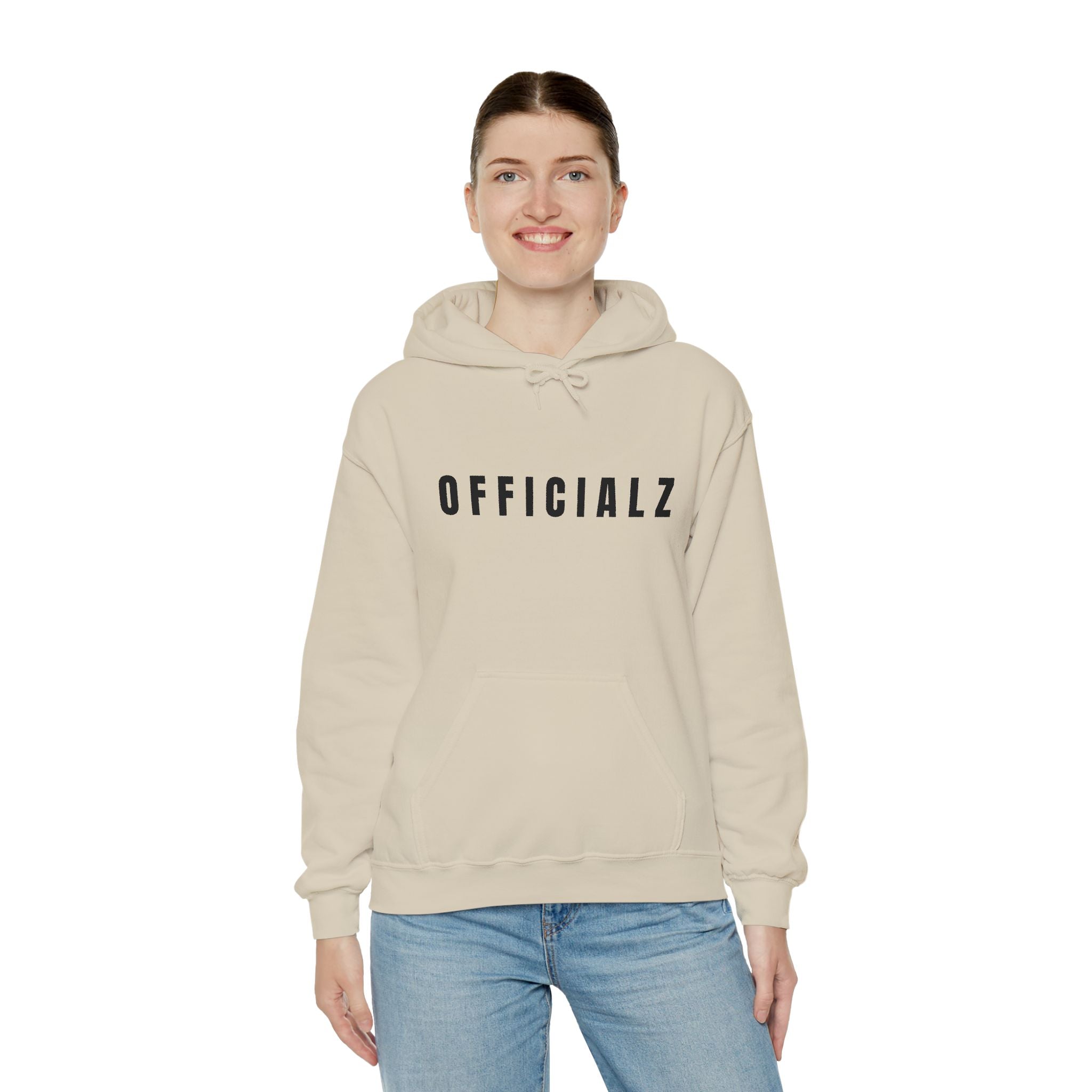 Officialz  Hooded Sweatshirt | Black graphic hoodie, streetwear
