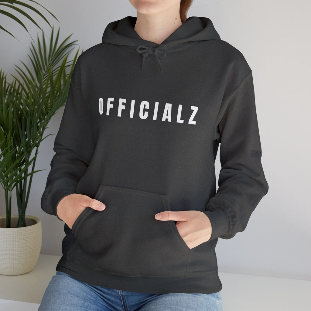 Officialz  Hooded Sweatshirt | Black graphic hoodie, streetwear