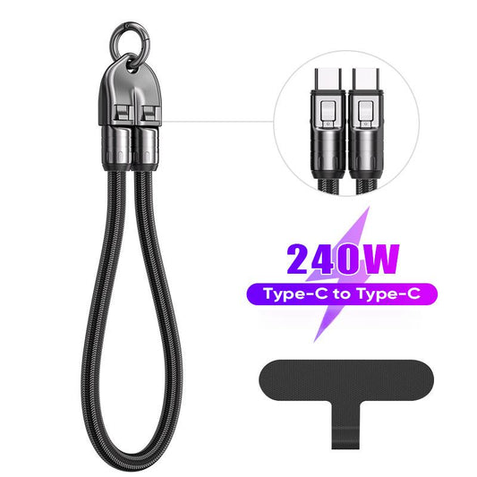 240W USB-C Fast Charging Phone Lanyard | 7Mm Nylon | Crossbody/Wrist Strap | Phone Sa*Sung Xiaom-Yy
