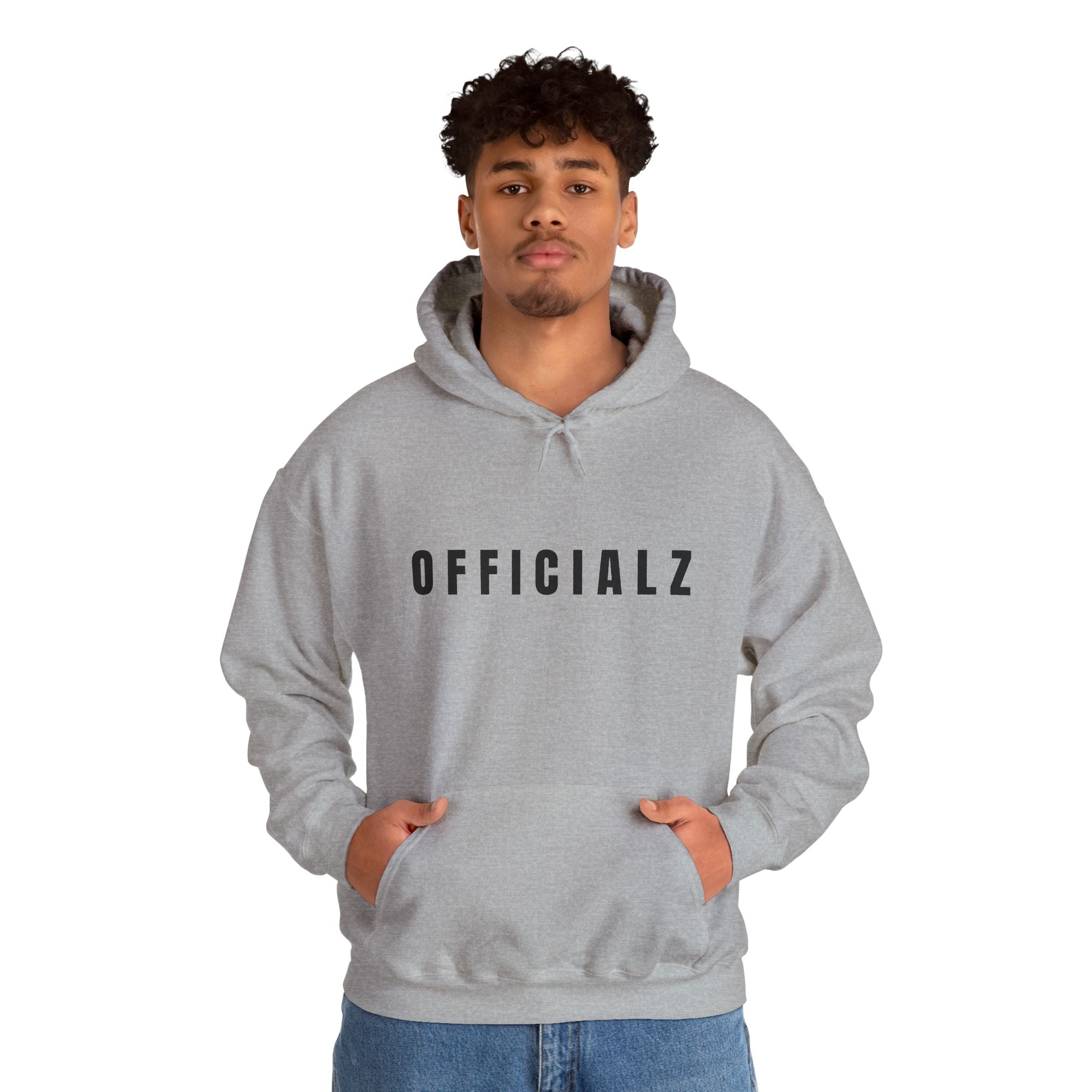 Officialz  Hooded Sweatshirt | Black graphic hoodie, streetwear