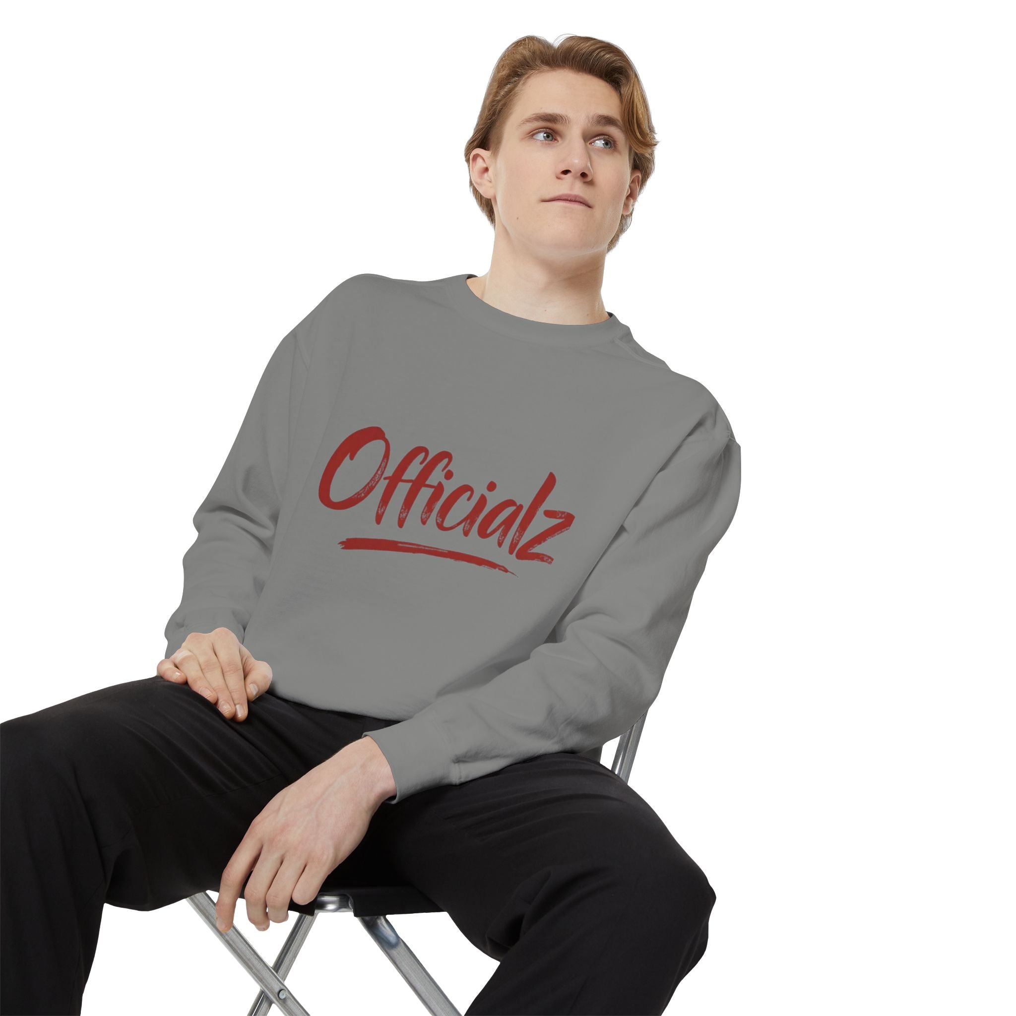 Officialz  Sweatshirt — Casual Graphic Crewneck