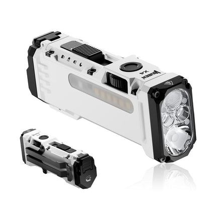 【NEW LAUNCH】WUBEN X4 1500 Lumens Multi-Function LED Flat Flashlight, RGB Mood Light & Side Camping Lamp, Instant-On Tail Switch, USB-C Rechargeable, IP68 Waterproof for Camping, Hiking, Night Patrol