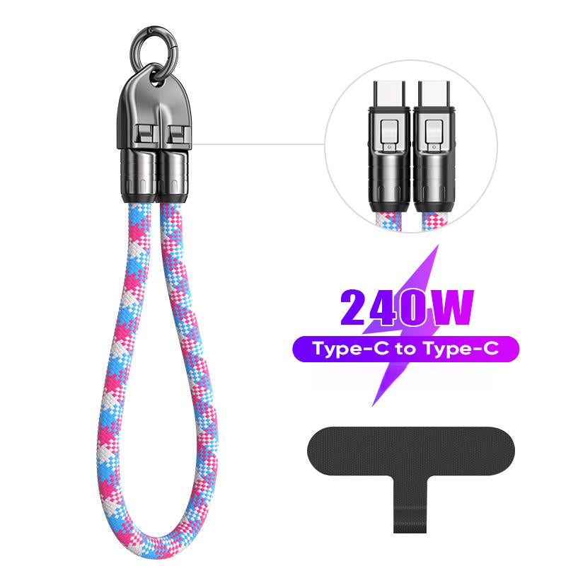 240W USB-C Fast Charging Phone Lanyard | 7Mm Nylon | Crossbody/Wrist Strap | Phone Sa*Sung Xiaom-Yy