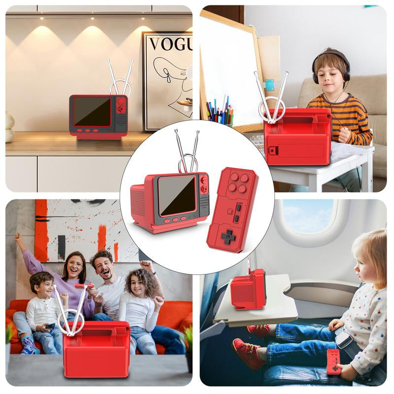 Mini TV Game Console-Gv300S 308-IN-1 HANDHELD ️ BACK to 90S HAPPINESS 3 Inch Screen Retro Video Games Player Support TV Output Electronic Games Xmas Gift for Boys Girls 4-12