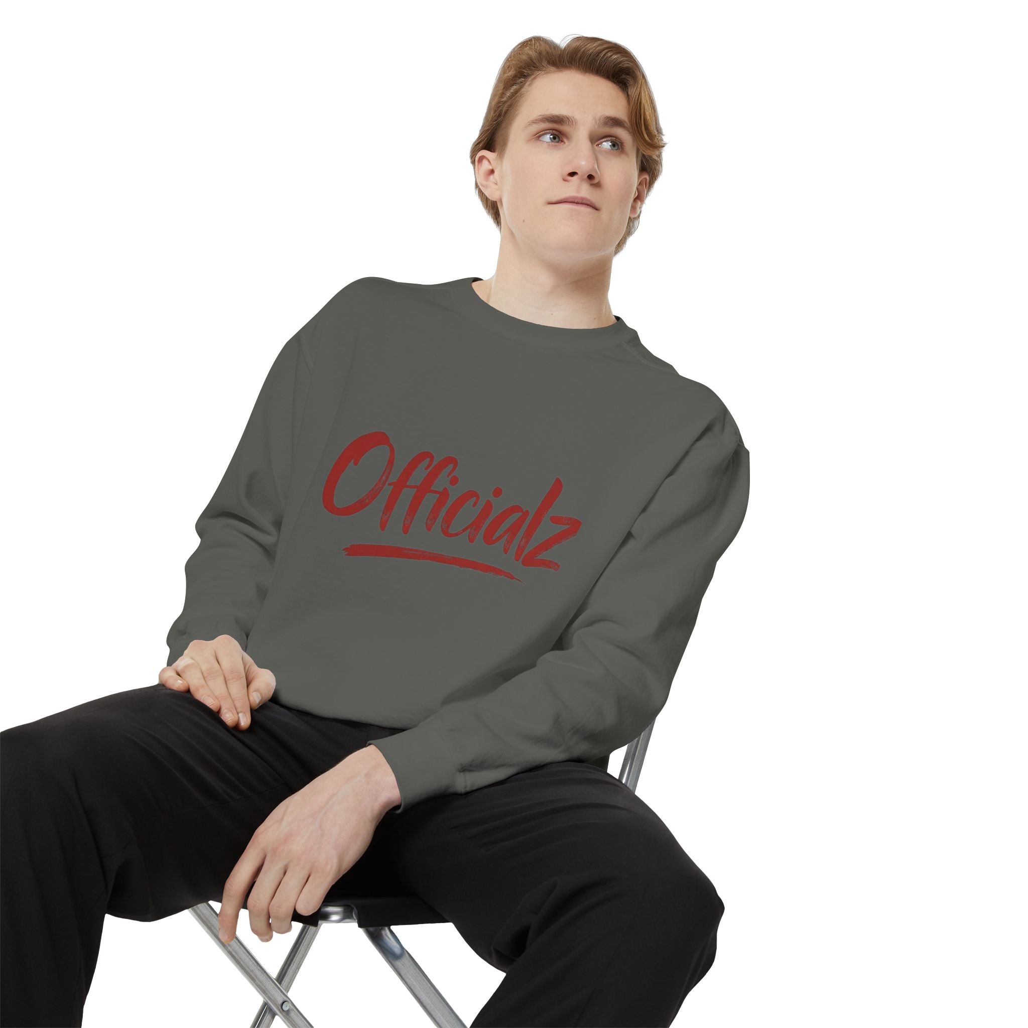 Officialz  Sweatshirt — Casual Graphic Crewneck