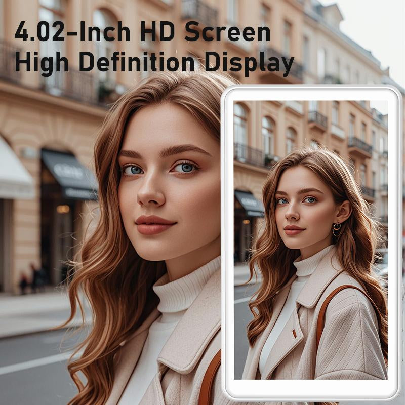 Featwell Selfie Display For, Featuring Audio Playback, Wireless Screen Mirroring with Remote Control Functionality (Compatible with Iphone and Android Devices). an Essential Tool for Content Creators, Supporting Live Streaming and Tiktok.