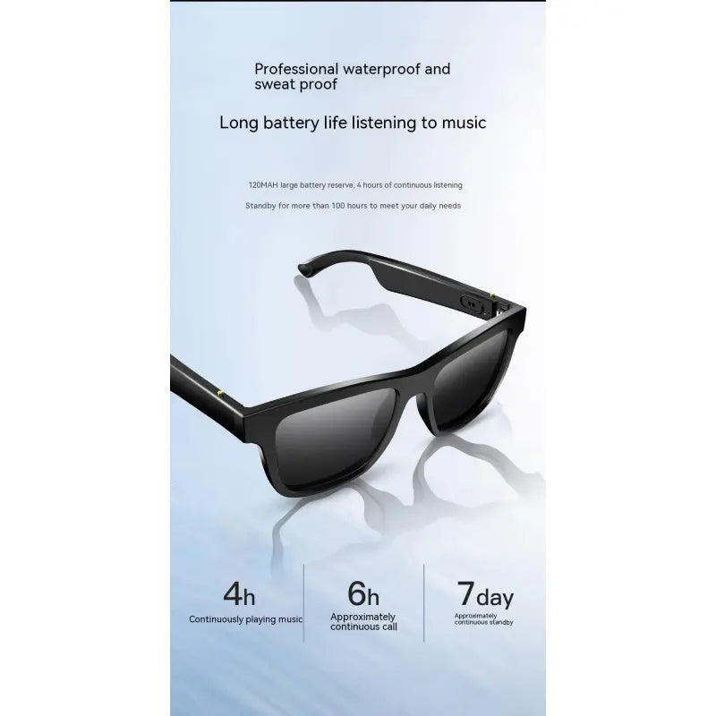 Smart Glasses Bluetooth Sunglasses with Black Technology
