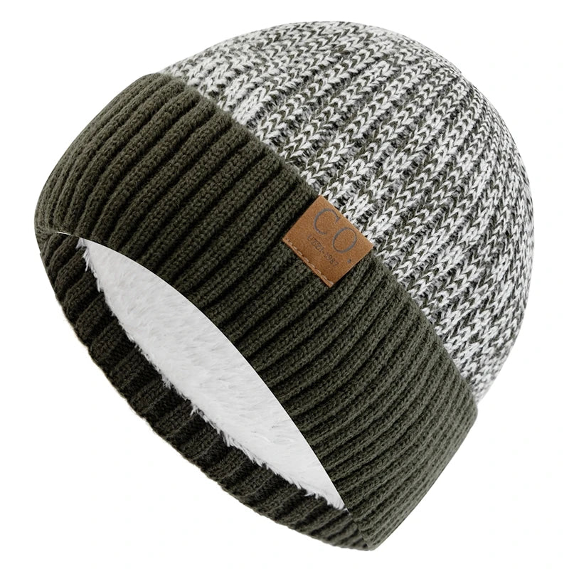 Officialz Two-Tone Knit Beanie