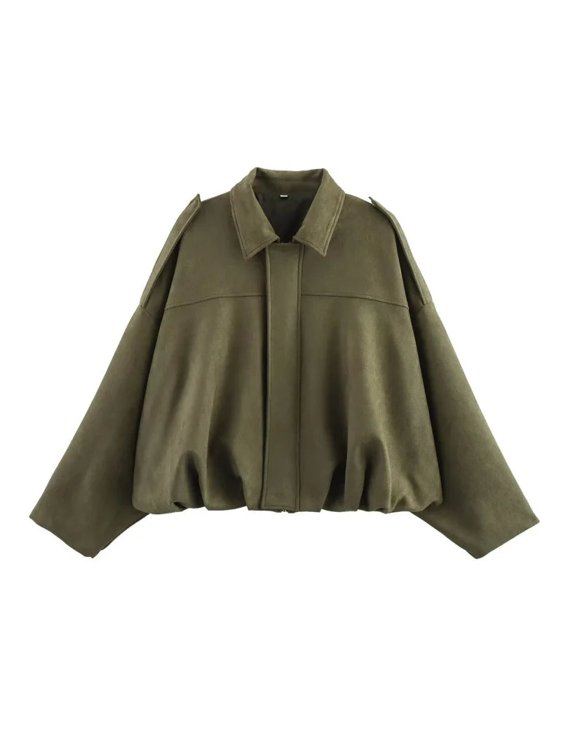 Officialz Suede Style Bomber Jacket