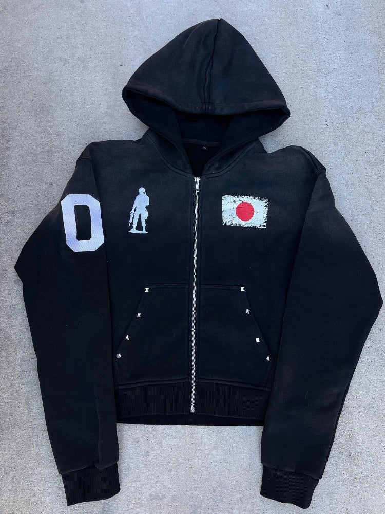 Offficialz diamond loose hoodie and sweatpant