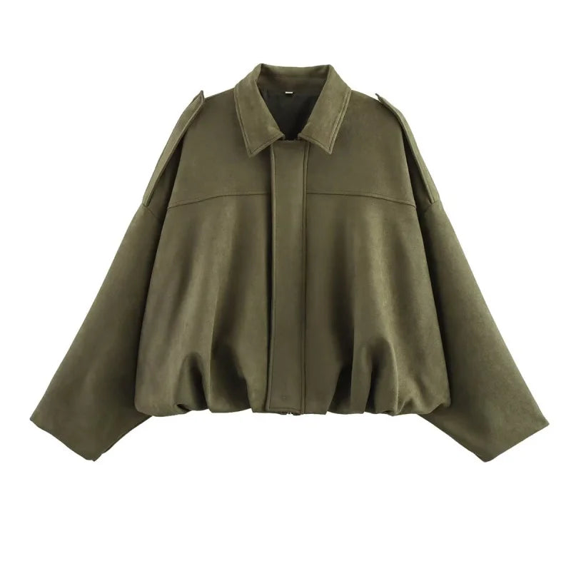 Officialz Suede Style Bomber Jacket