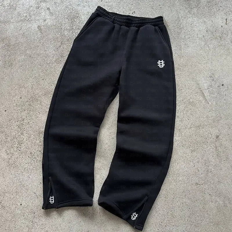 Officialz Y2K Wide-Leg Joggers black