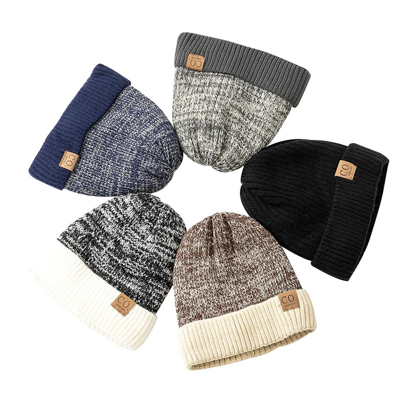 Officialz Two-Tone Knit Beanie