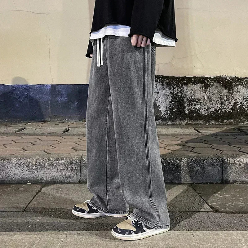 Officialz Korean-Style Loose Jeans