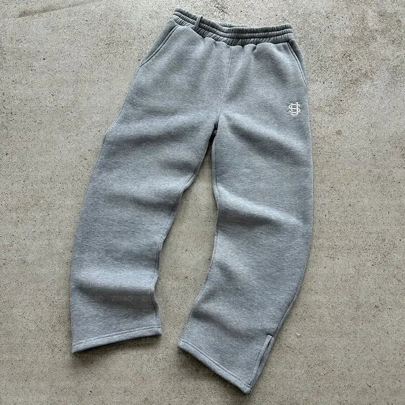 Officialz Y2K Wide-Leg Joggers grey