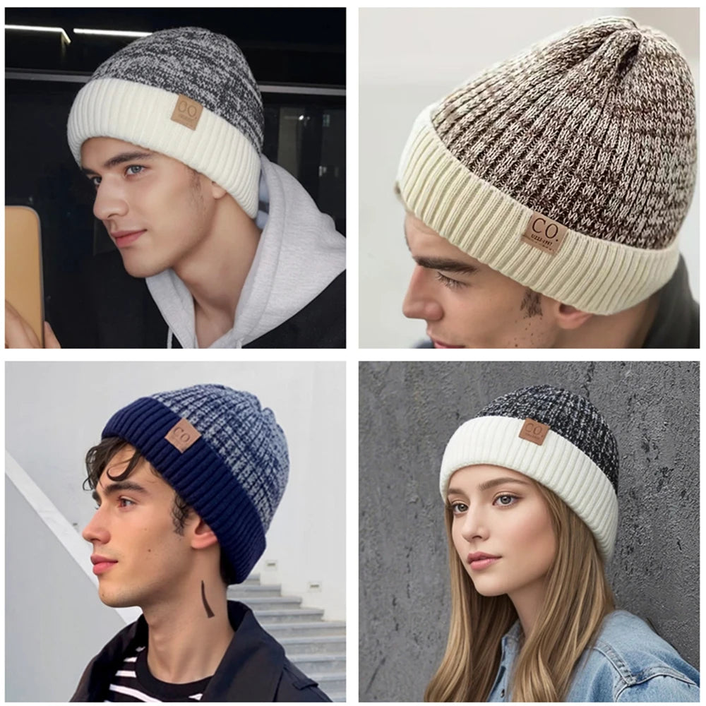 Officialz Two-Tone Knit Beanie overlook