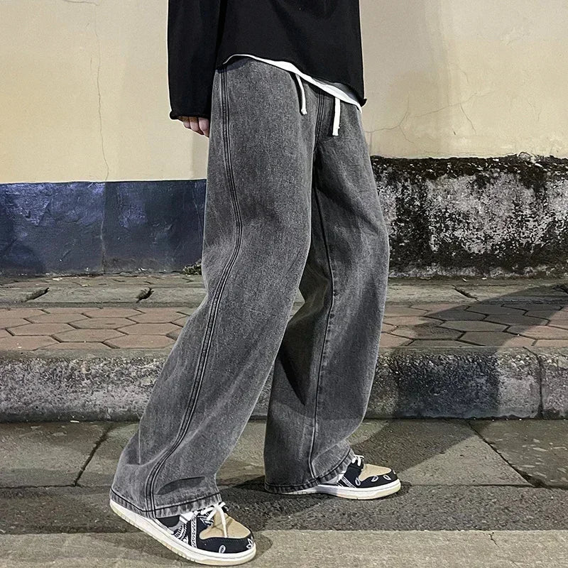 Officialz Korean-Style Loose Jeans