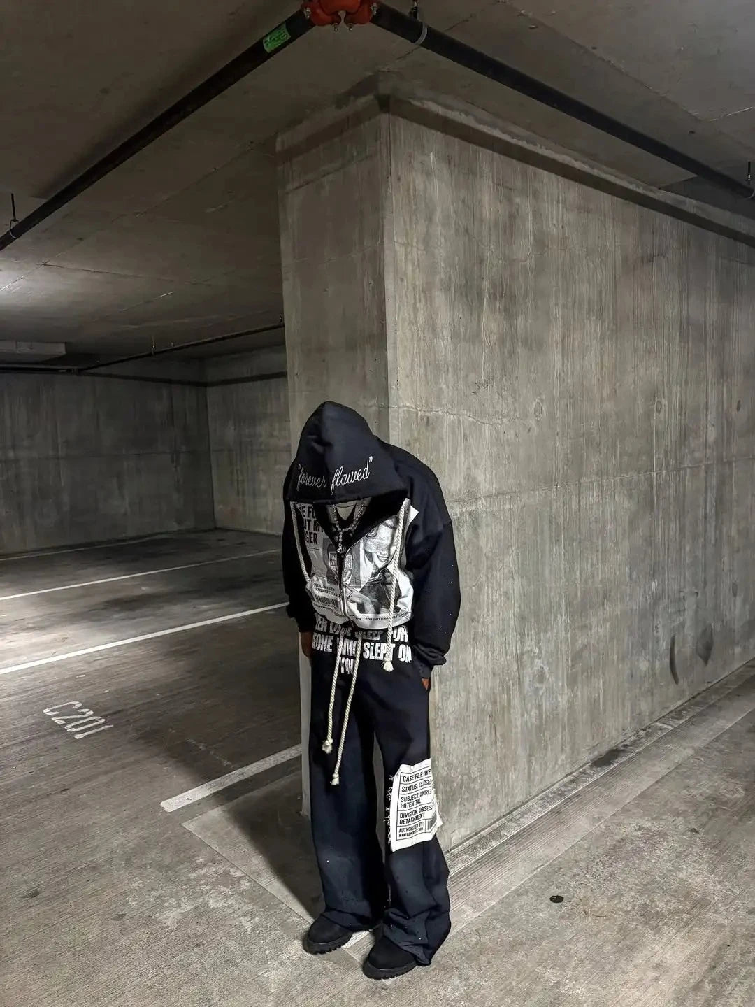 Officialz Y2k Harajuku Goth two piece outfit for men and wmen