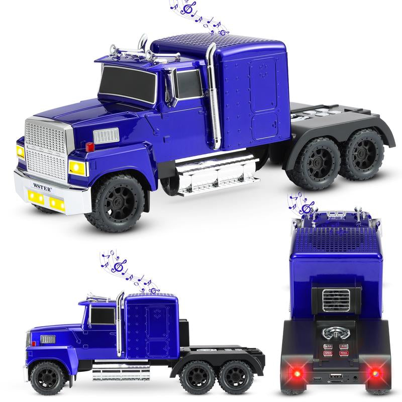 Fuzix WS-570 Truck Model Bluetooth Speaker with USB Micro SD AUX FM Radio TWS Pairing for Indoor Outdoor Party Birthday Gift Cybertruck Car-Inspired Design High-Quality Sound Portable Power Compact Gift-Worthy