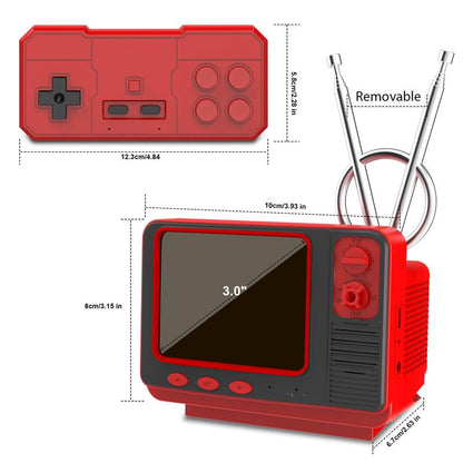 Mini TV Game Console-Gv300S 308-IN-1 HANDHELD ️ BACK to 90S HAPPINESS 3 Inch Screen Retro Video Games Player Support TV Output Electronic Games Xmas Gift for Boys Girls 4-12