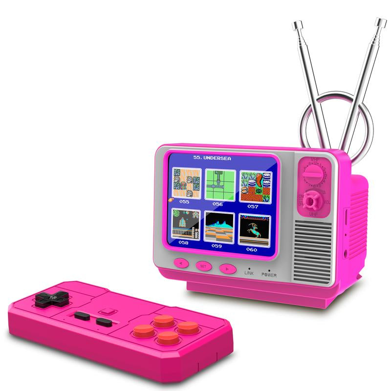 Mini TV Game Console-Gv300S 308-IN-1 HANDHELD ️ BACK to 90S HAPPINESS 3 Inch Screen Retro Video Games Player Support TV Output Electronic Games Xmas Gift for Boys Girls 4-12