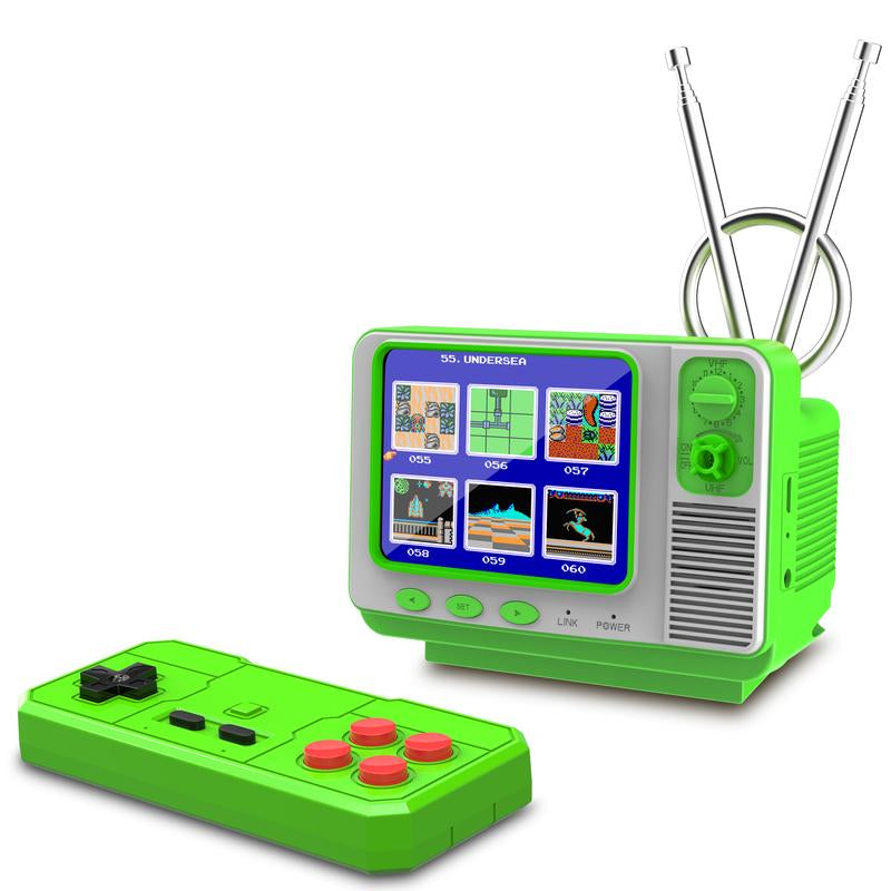 Mini TV Game Console-Gv300S 308-IN-1 HANDHELD ️ BACK to 90S HAPPINESS 3 Inch Screen Retro Video Games Player Support TV Output Electronic Games Xmas Gift for Boys Girls 4-12