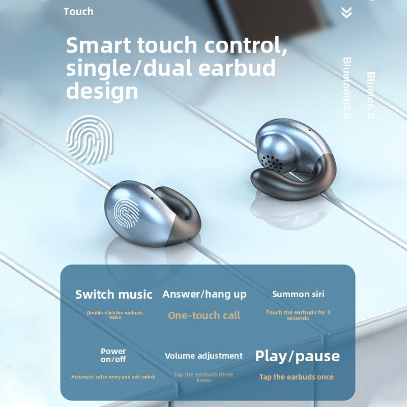 S19 Bluetooth Headphones with Bone Conduction Design