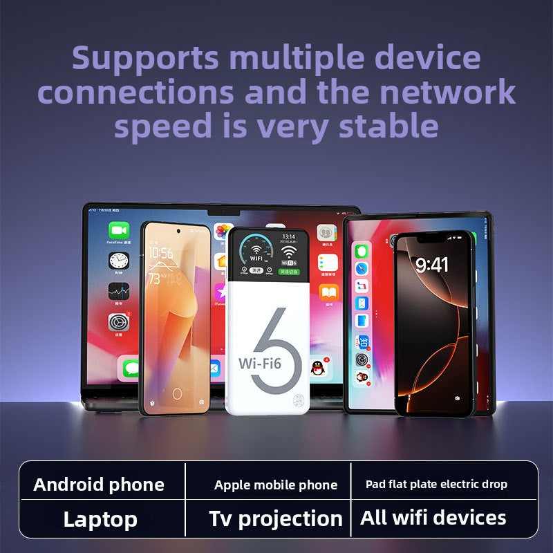 Portable power bank with hotspot feature