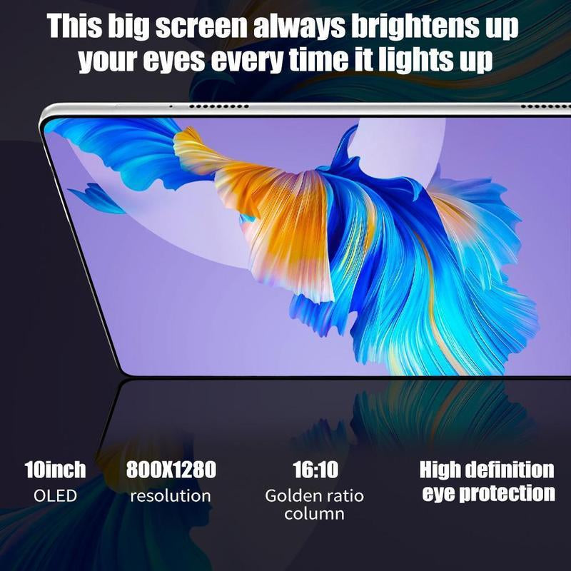 KEPEAK 10.1" Tablet Android 7.0 – 2GB RAM, 32GB, Dual SIM, 1280X800 IPS Display. 5MP+13MP Cameras, 5000Mah Battery & Full Accessories: Keyboard, Mouse, Stylus & Case