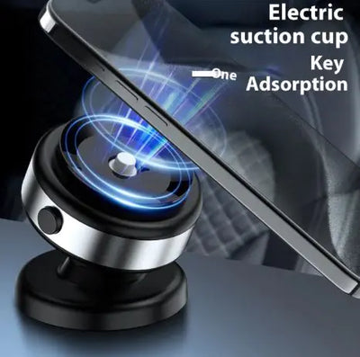 360° rotating magnetic phone mount