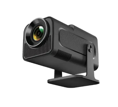 Portable Projector for Home Entertainment – 1080p HD compact design on table